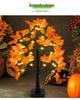 Maple Leaf LED Tree Lamp - Harvest Festival Thanksgiving Red Maple Desktop Decoration Lights