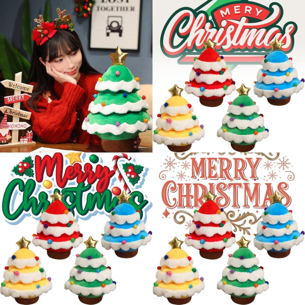 Adorable Plush Christmas Tree Doll Cushion For Festive Living Room Decor Gift