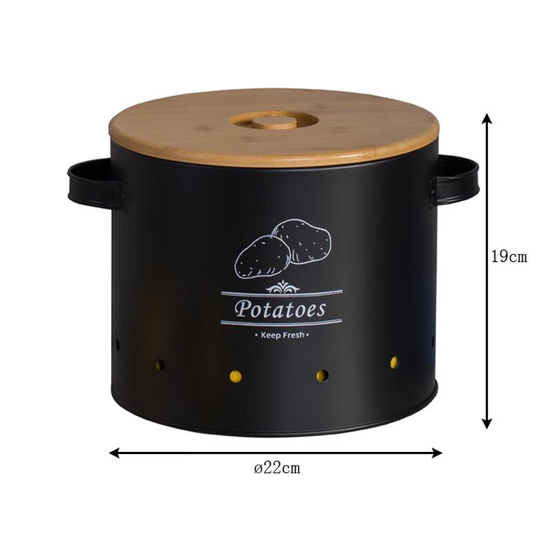 Kitchen Storage Canister with Bamboo Lid