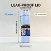 1PC 7 Birthday Boy Party Badge Print 750ml Color Plastic Sports Water Bottle Leakproof Flip Straw Lid Suitable for Sports Office Home Use
