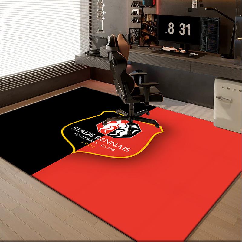 1PC rug Stade Fc Emblem Carpet, Chair Rug,Area Rug for Office Bedroom living rooms bedroom, Doormat decor Christmas fan gifts