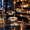Centerpiece Bowl Space-Conscious Stainless Steel Fruit Serving Stand Decorative