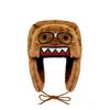 New Winter Warm Sprint Autume Brown Hat Ushanka Hat Cute Winter Hat for Boys Girls Kids Cartoon Anime Cap Gorras