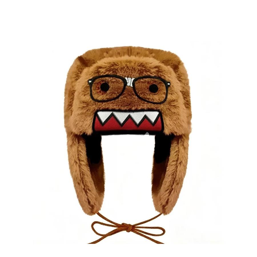 New Winter Warm Sprint Autume Brown Hat Ushanka Hat Cute Winter Hat for Boys Girls Kids Cartoon Anime Cap Gorras
