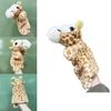 Cartoon Giraffe Hand Animal Puppets Children Plush Toys Interactive Gift Doll