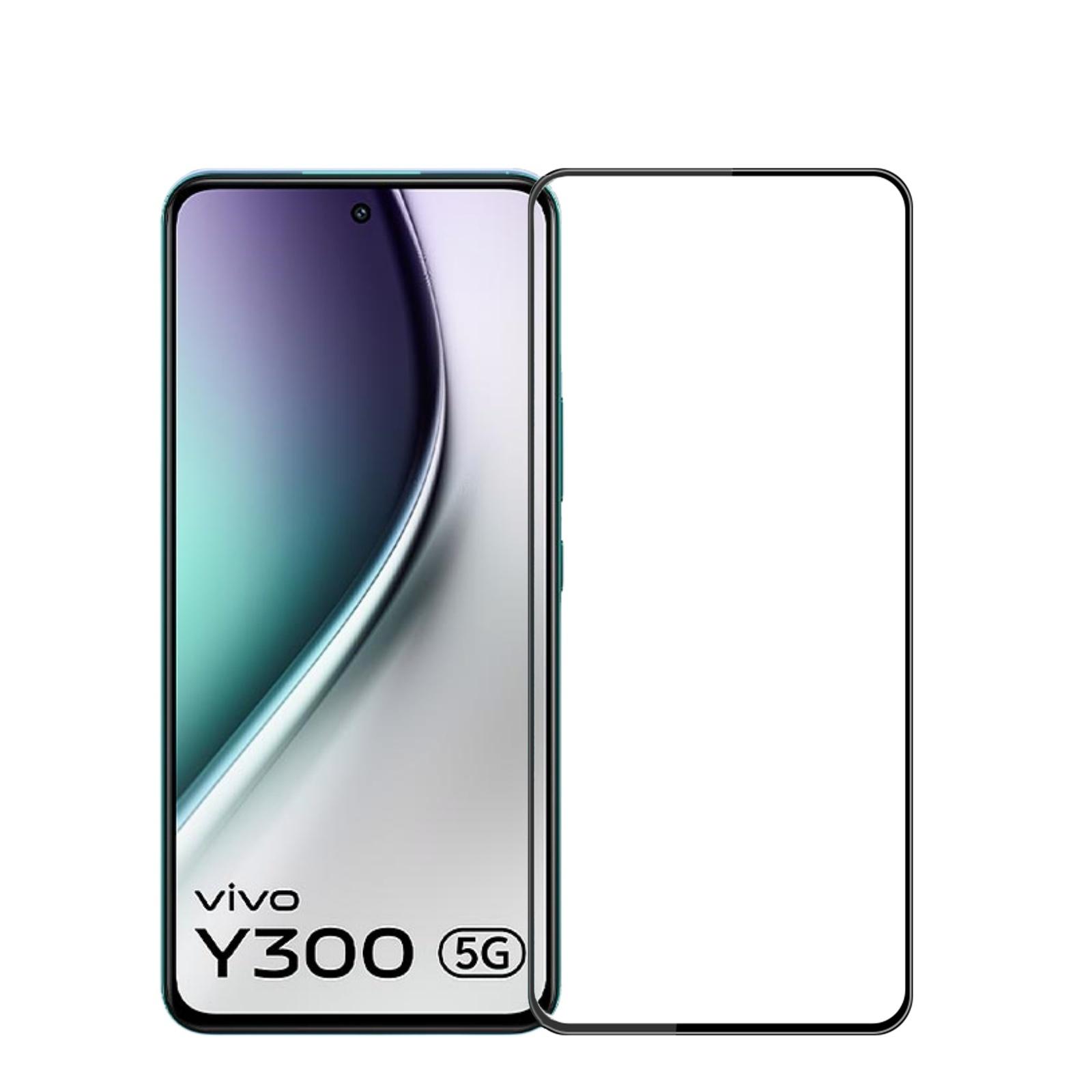 

Для vivo Y300 Pro 5G Плівка із загартованого скла PINWUYO Вибухозахисний 9H 3D Повний захист екрану Black