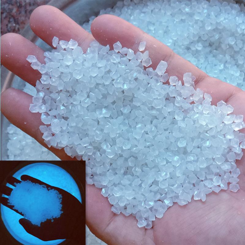 1000pcs Luminous Sand Glow In Dark Stone Pebble Garden Yard Outdoor Path Lawn Decoration Fish Tank Aquarium Home DIY Decor 3-5mm