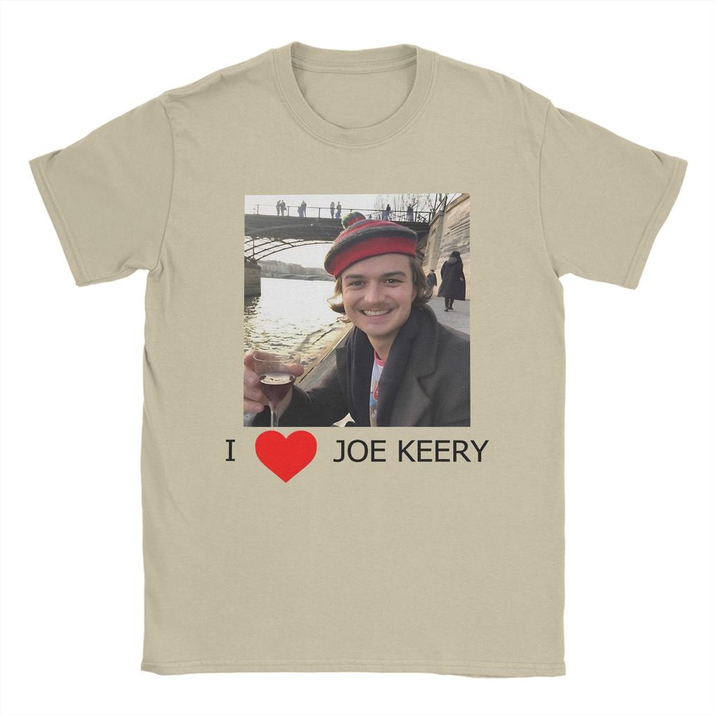 I  Joe Keery  Unisex T Shirt Djo Crazy Tee Shirt Short Sleeve Round Neck TShirts Pure Cotton Graphic Printed Tops