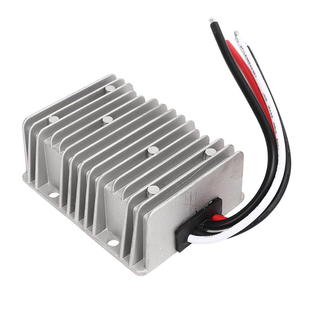 DC Voltage Reducer Converter DC 8V‑40V to 13.8V 25A 345W IP68 Waterproof Regulator Transformer Module for Car Ship