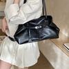 PU Tote Bag for Women with Cracked Texture Design and Metal Clasp Closure Ideal for Daily Use Work and Casual Outings