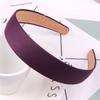 Elegant Solid Wide Headbands For Women Girls Fashion Satin Hair Bands Hairband Hoop for Korean Hair Accessories