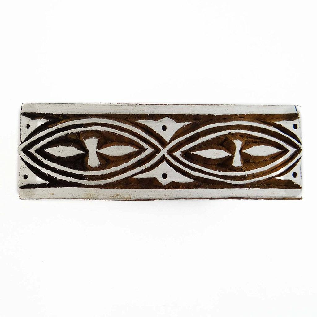 Wooden Printing Block Leaves Stamp Indian Wood Block Art Printer Stamp
