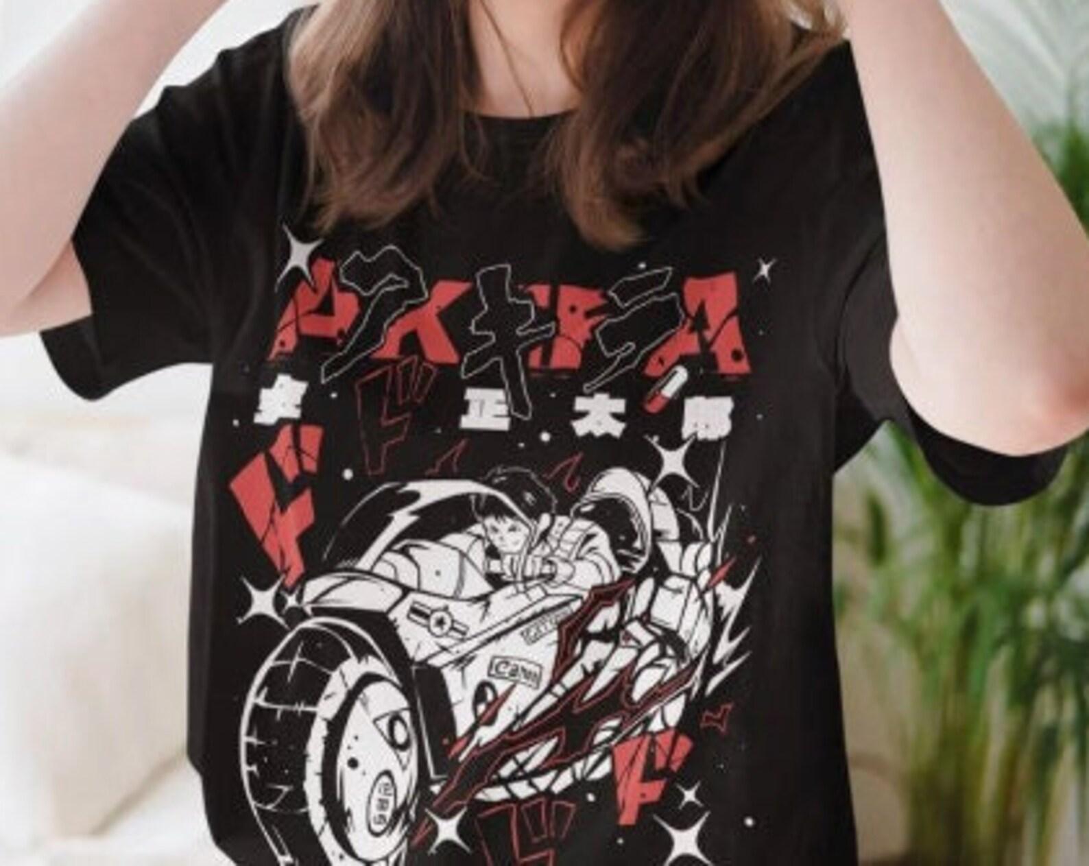 Unisex Akira Anime T-Shirt, Retro Manga Shirt 3XL