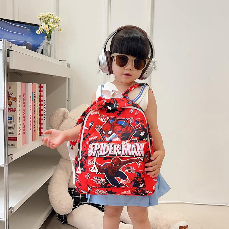 School Kids Cartoon Bag With Breathable Nylon Material For Use Daily