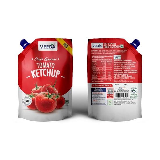 Veeba Tomato Ketchup Chef’s Special (900g) | Super Saver Offer Pack | Non-GMO | Quality Tomato Ketchup