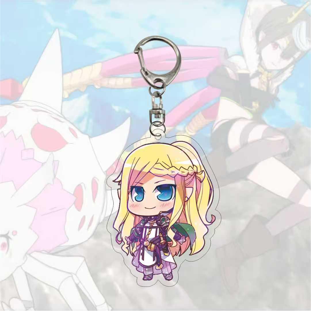 So I m a Spider, So What? Anime Acrylic Keychain - Spider-ko Demon King Pendant