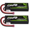 OVONIC 7.4V LiPo 5200mAh 2S 50C Lithium Polymer Battery with Deans T Connector for Various RC Cars, CE, MSDS, UN38.3, RoHS, ISO9001, ISO14001 (Set of