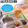 TRASHOX Küchenspülen Sieb Spülbecken Filter Korb Abflusssieb inkl.100 Filterbags