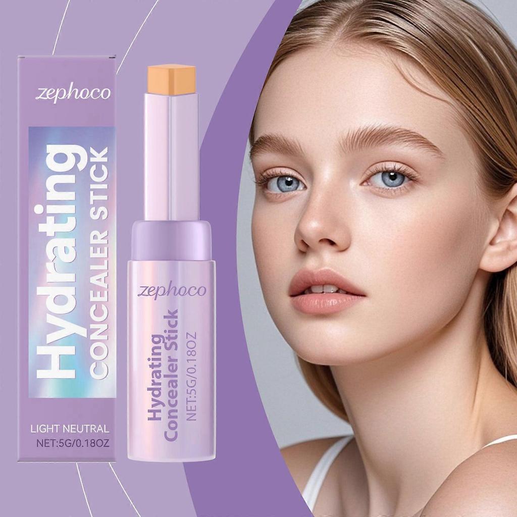 Zephoco Kontur Concealer Stick (Natürlicher Farbton) Natürlicher Farbton, Praktisch für den täglichen Gebrauch, Zart auf der Haut, Ideal zum Schattieren der Nase und für Konturen
