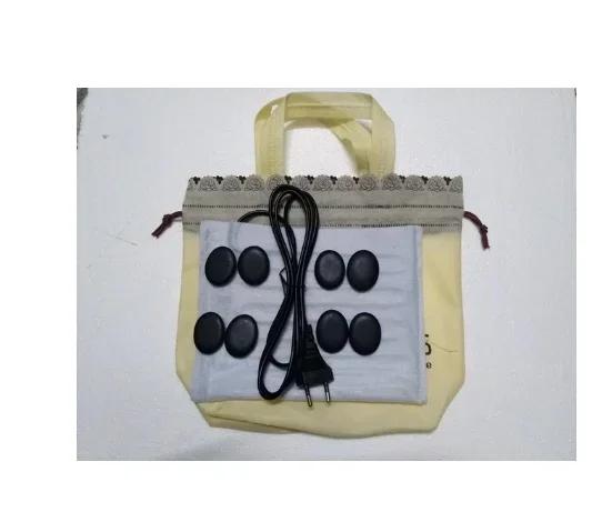 220V Stone massage Heater box/ heating bag/with 8pcs/10pcs/20pcs stone sets for hot energy lava volcanic stone spa massage