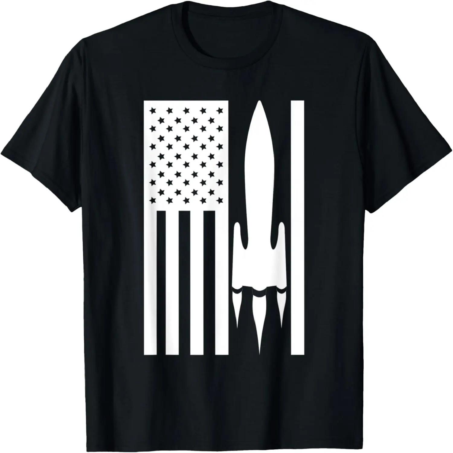 US Pride Patriotic Astronomer Gift Rocket Astronomy T-Shirt XXXXXL разноцветный