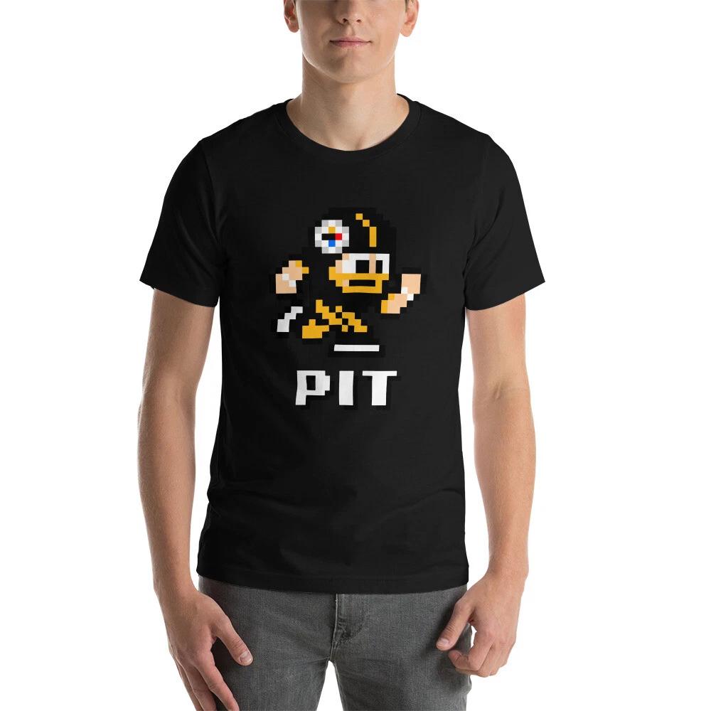 Pittsburgh Steelers NES Football Player 8-bit Tecmo Super Bowl Nintendo T-Shirt 2XL