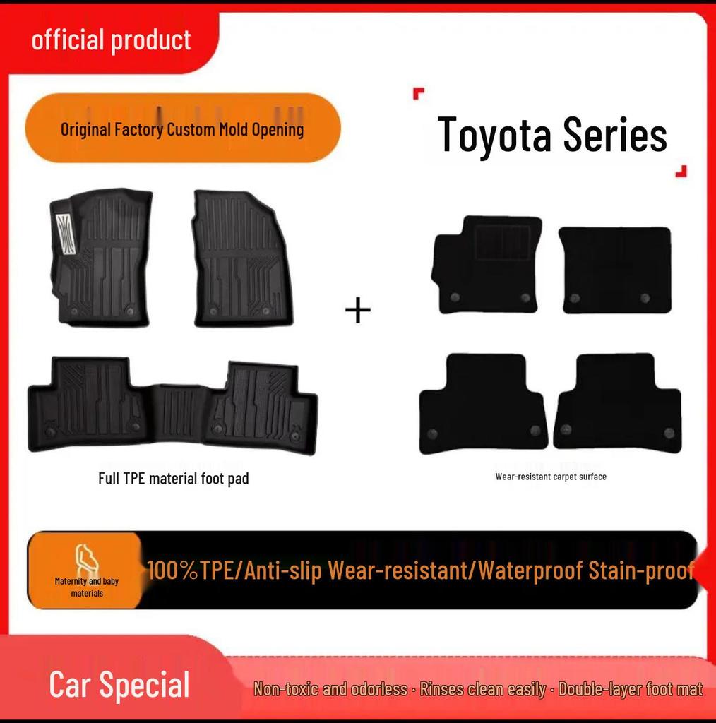 Odorless TPE Car Floor Mats for Geely Boyue L & Xingyue L (2WD/4WD)