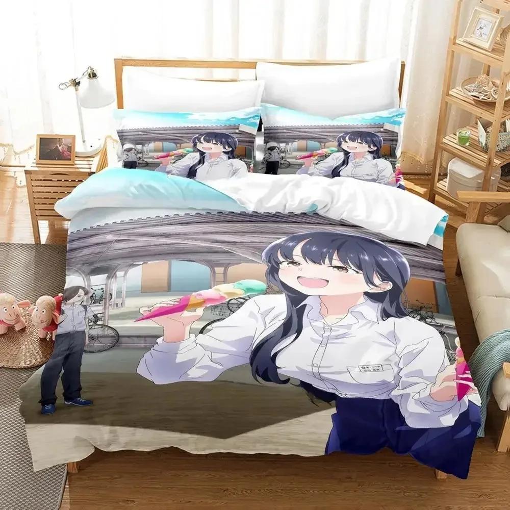 2024 The Dangers In My Heart Bedding Set Single Twin Full Queen King Size Bed Set Adult Kid Bedroom Duvet Cover Sets Anime Bed