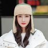 Warm earflap chestnut hat khaki thermal winter hat
