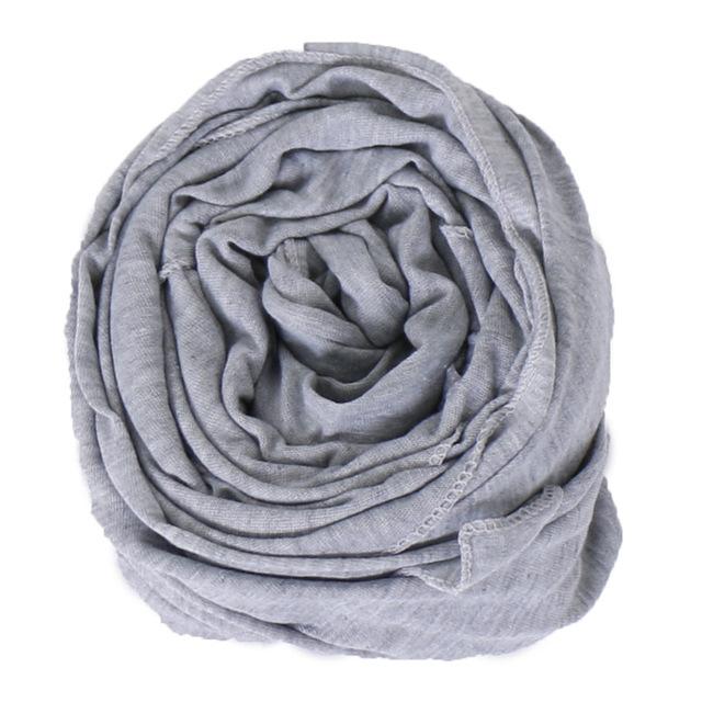 Hijab Jersey Schal Weicher Fester Schal Kopftuch Foulard Femme Kleidung Arabische Wickelkopftücher