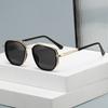 H6002 1pc PC Full-Rim Squared Frame for Women Korean Style Driving Europe and America Trend Retro Sunglasses