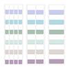 Morandi Fluorescent Sticky Notes: Colored Index Tabs and Bookmark Labels for Students