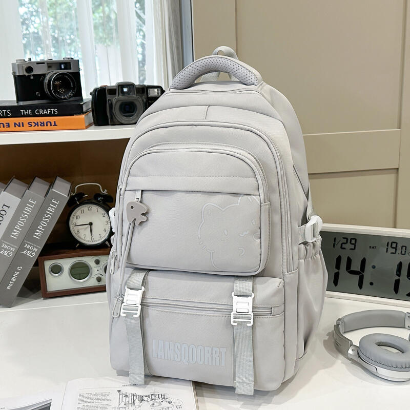 Junior High School Students Lightweight Schoolbag Large Capacity Backpack