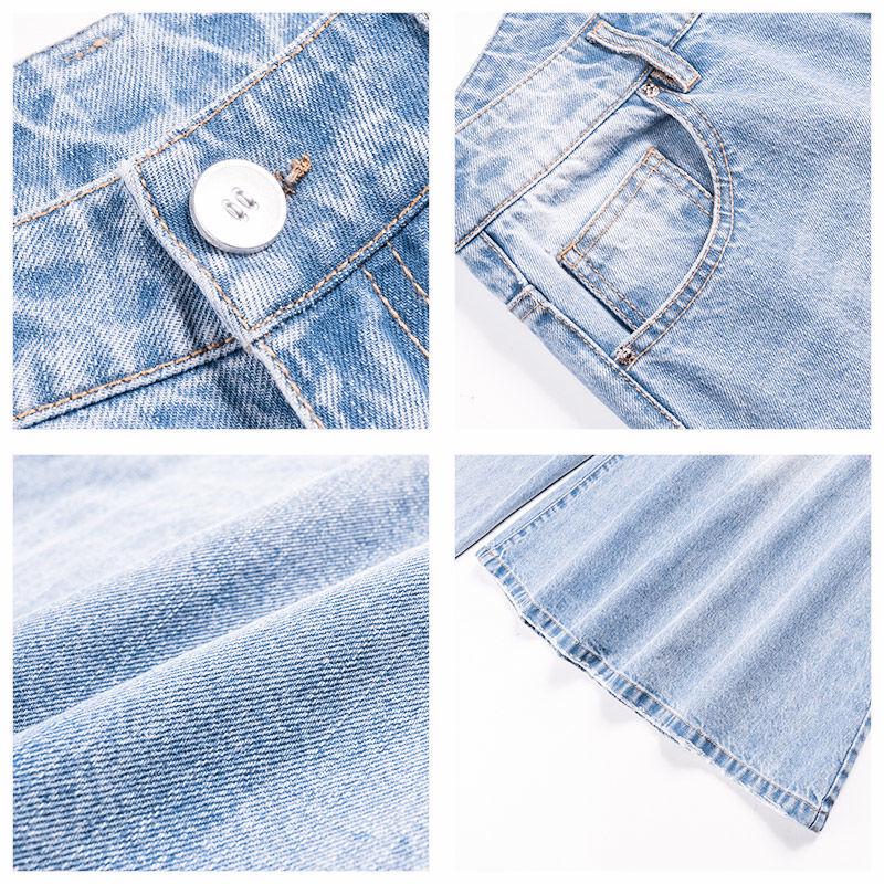 Women's High-Waist Wide-Leg Cropped Jeans