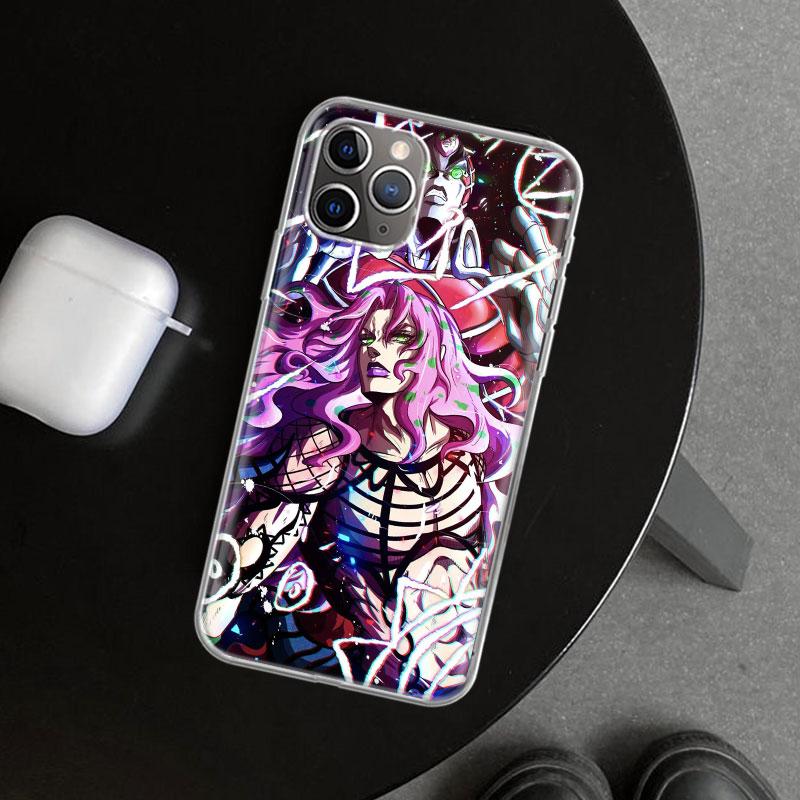 JoJo's Bizarre Adventure Hot Anime Phone Case Cover for iPhone 11 12 13 Mini 14 15 Plus 16 Pro Max 17 Air 7 8 + SE Art Customize