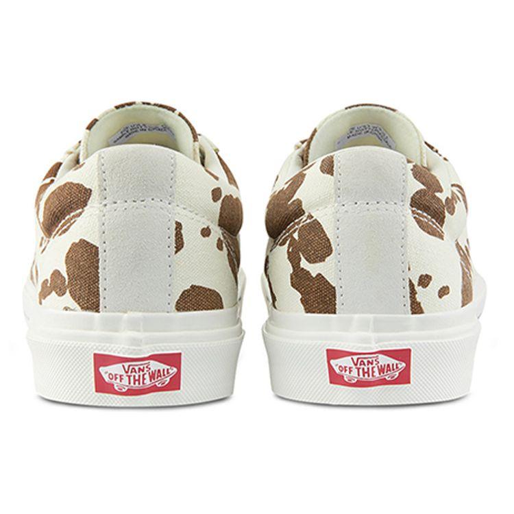 Vans Sid Dx Canvas Low Top Skate Shoes Unisex Sneakers Brown Cow-Print VN0A4BTX41A