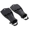 2pcs Scuba Diving Fins with Adjustable Spring Buckles Straps Rubber Jet Snorkeling Flippers for Swim
