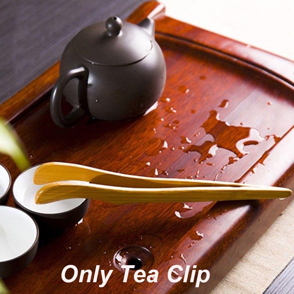 Cooking Utensil Tong Kitchen Tool Tweezer Salad Clip Bamboo Wood Tea Tongs