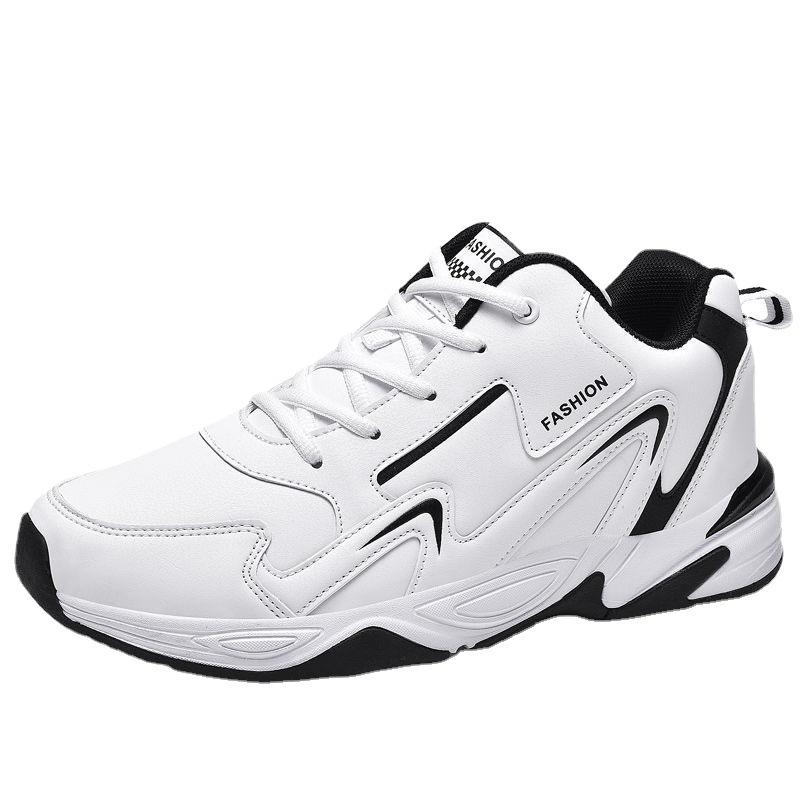 Fashion GOOHOJIO Men's Flame Printed Sneakers Flying Weave Sports Shoes Comfortable Running Shoes Outdoor Men Athletic Shoes Size 39-44