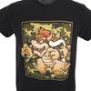 Bowser T Shirt Mens Size Small Black Super Mario Bros Nintendo Video Game
