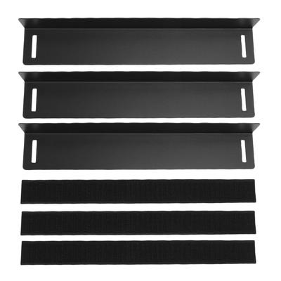 3 Piezas Divisor de Maletero de Coche Acero al Carbono Organizador de Maletero Trasero Tablero Divisor con Cierres de Bucle para Viaje