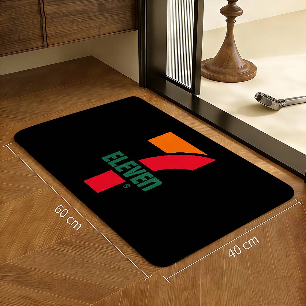 7-E-ELEVENS Bathroom Mat Kids Room Bedroom Decoration Balcony Anti-Slip Doormat Living Room Welcome Rug