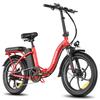 FAFREES F20+ All-Terrain Folding Electric Bicycle 20×3.0 Fat Tires 250W Motor 36V20Ah Battery City Commuting E-Bike For Adult