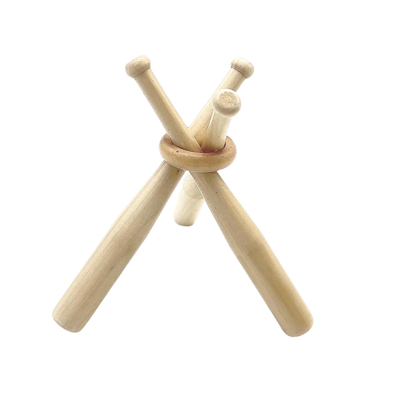 

Wooden Softball Stand Display Sports Party Favors DIY Craft Creative Decoration Suitable for Spheres/ Golf/ Softball