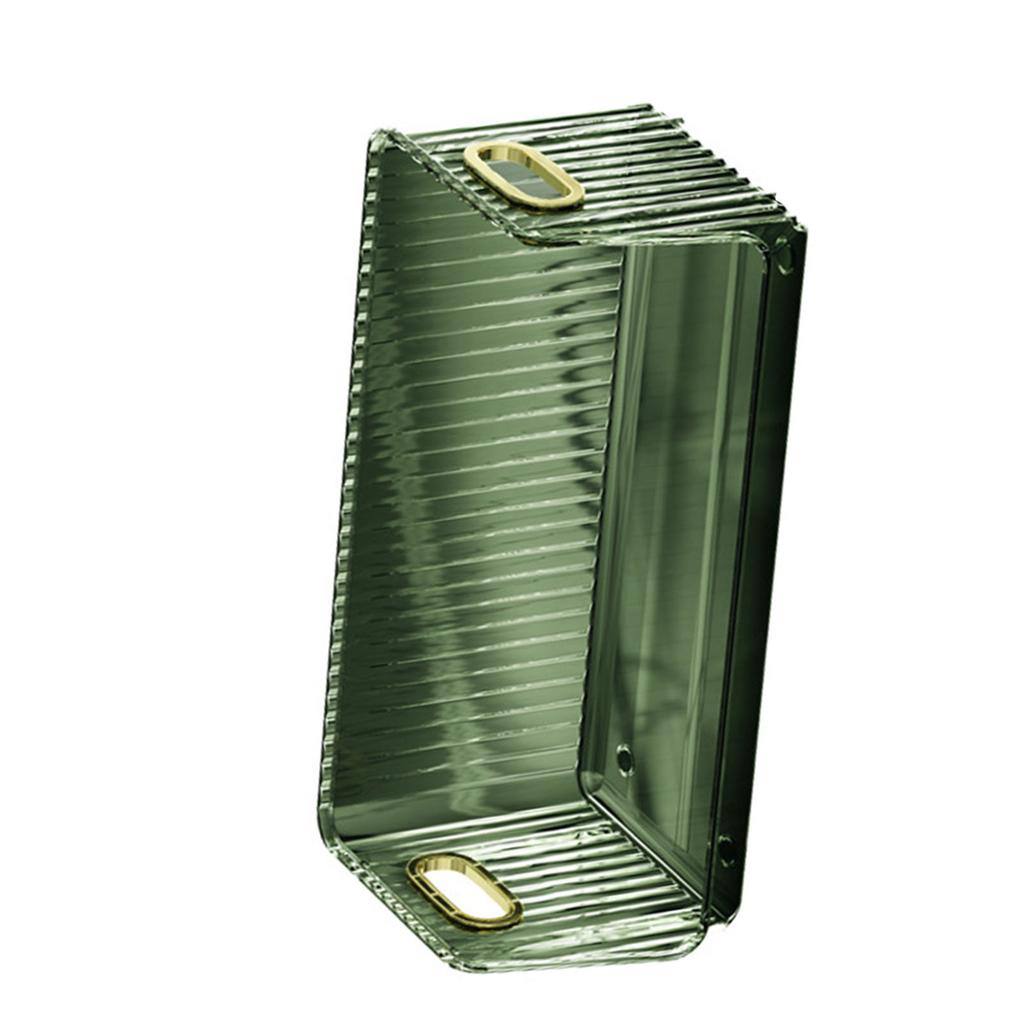 Desktop Storage Rack PET Transparent Stackable Modern Stylish Storage Box for Cup Makeup