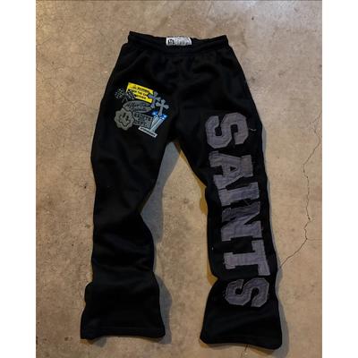 Y2K Streetwear Sporthose Herren Damen Hip Hop Retro Buchstabenstickerei Gespleißte Freizeithose Stretch Hohe Taille Jogginghose