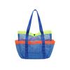 Large Capacity Multi Pocket Tote Bag Mesh Beach Bag Swimming Pool Bag Clothes Storage Organizer Bag with Durable Handles for Outdoor Use