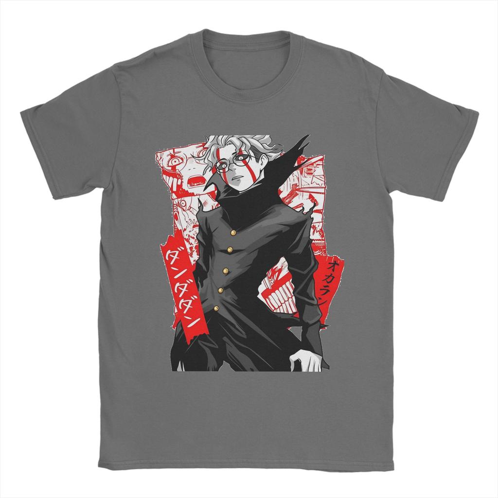 Dandadan  T-Shirts for Men Women Anime Okarun Fun Pure Cotton Tee Shirt Crewneck Short Sleeve T Shirts New Arrival Clothing