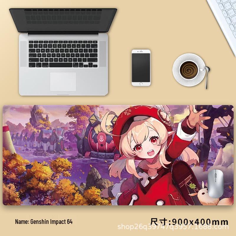 Extra velká podložka pod myš Genshin Impact Venti - Zesílená anime podložka pod klávesnici