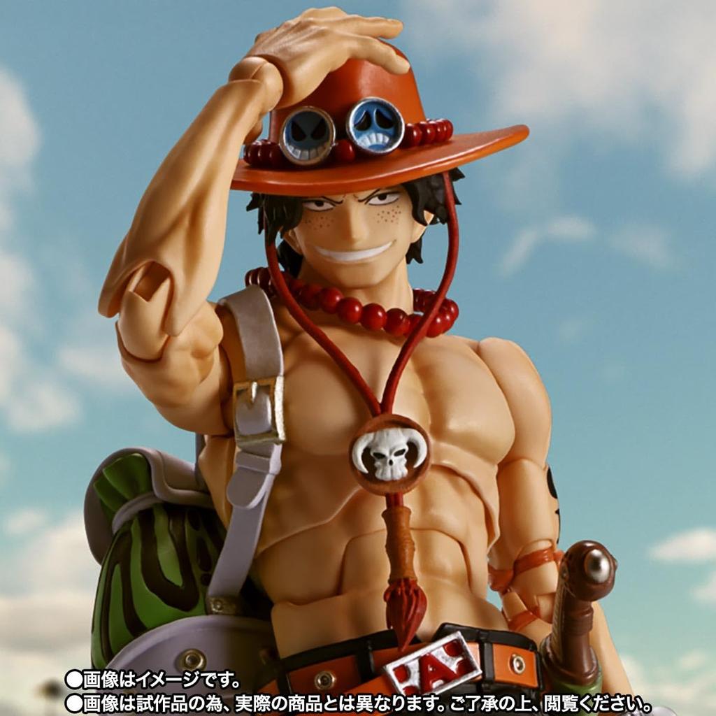 Tamashii Nations One Piece Portgas Ace Bandai Spirits Action Figure - - D. -Fire Fist-, S.H.Figuarts